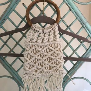 Macrame pouch